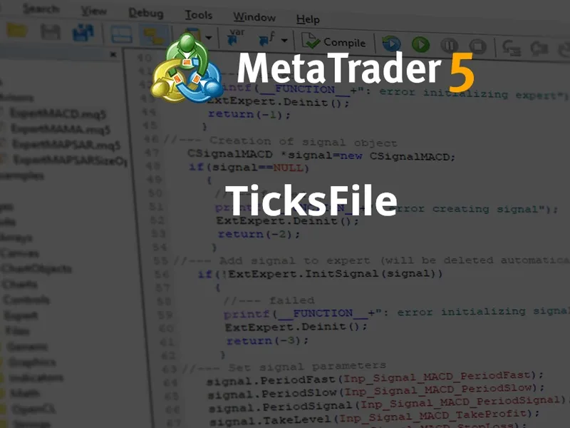Ticks File expert MT5