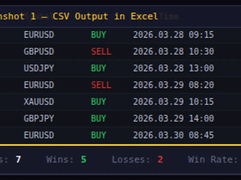 AS Q Trading Journal Export Script MT5