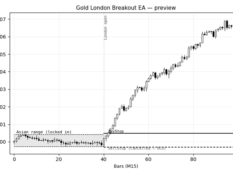 Gold London Breakout EA expert MT5