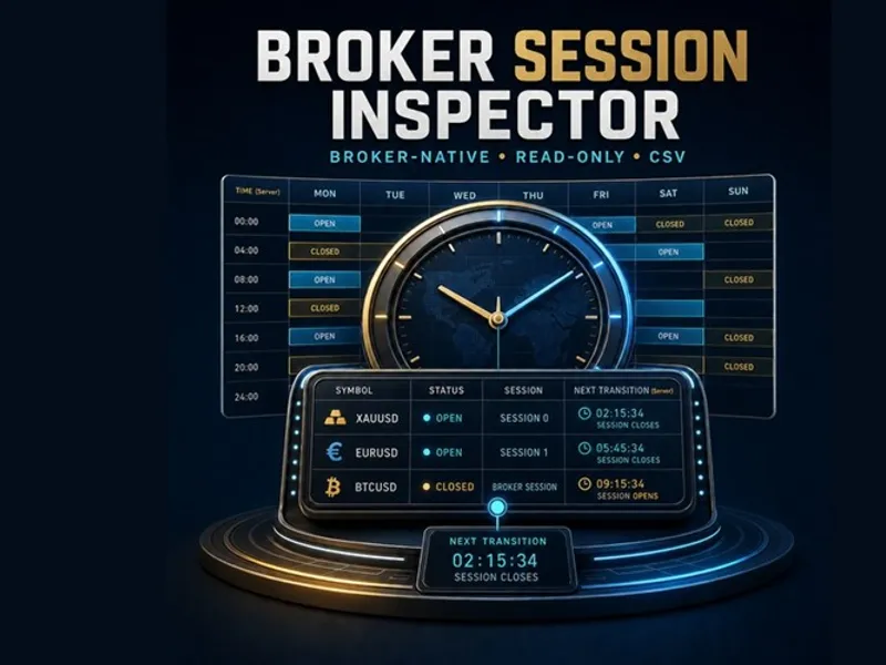 Broker Session Schedule Inspector MT5 script MT5