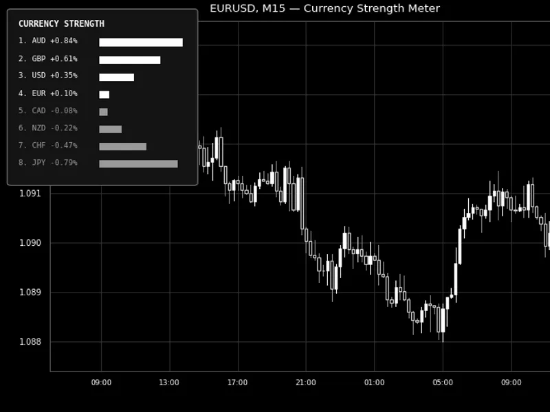 Currency Strength Meter indicator MT5