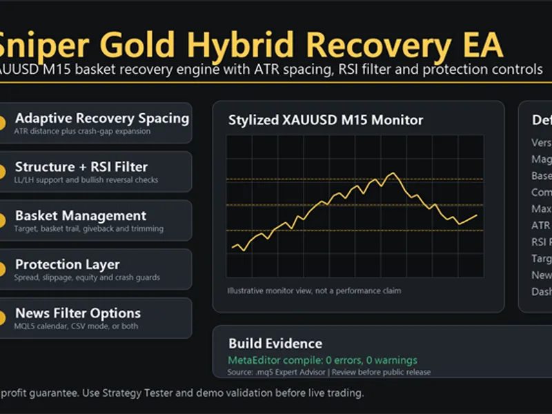 Sniper Gold Hybrid Recovery EA expert MT5