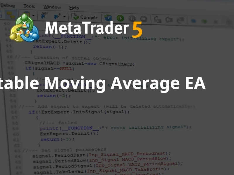 Adjustable Moving Average EA expert MT4