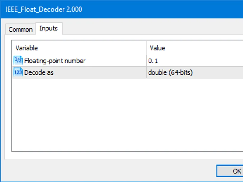 IE E E Floating-Point Decoder script MT5