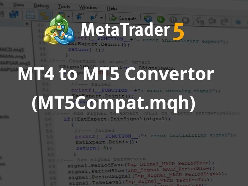 MT4 to MT5 Convertor (MT5 Compat. mqh) library MT4