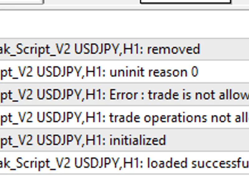 Error Break Script - This script is a general example of using error brake in any strategy - Break on Code Error Sample Strategy script MT4