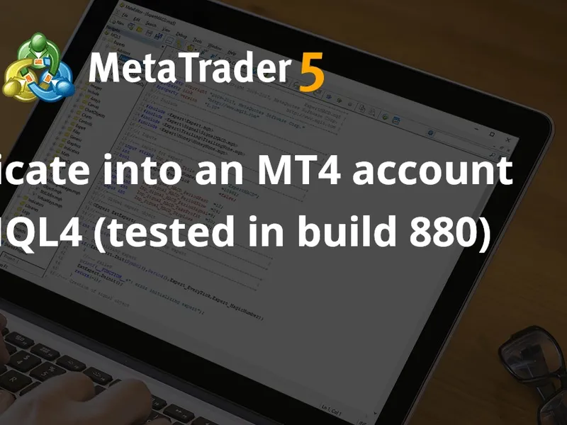Authenticate into an MT4 account from MQ L4 (tested in build 880) library MT4