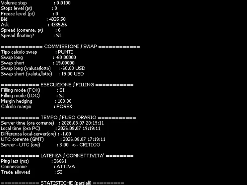 MT5 Broker Information Extractor Metatrader 5 expert