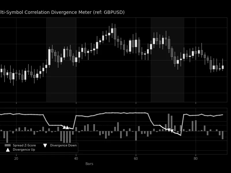 Multi-Symbol Correlation Divergence Meter Metatrader 5 indicator