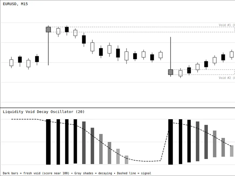 Liquidity Void Decay Oscillator Metatrader 5 indicator