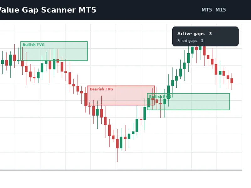 Fair Value Gap Scanner for MT5 Metatrader 5 indicator