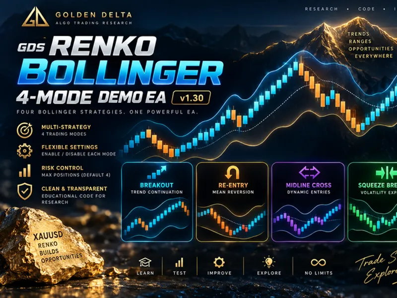 GDS Renko Bollinger 4-Mode EA Metatrader 5 expert