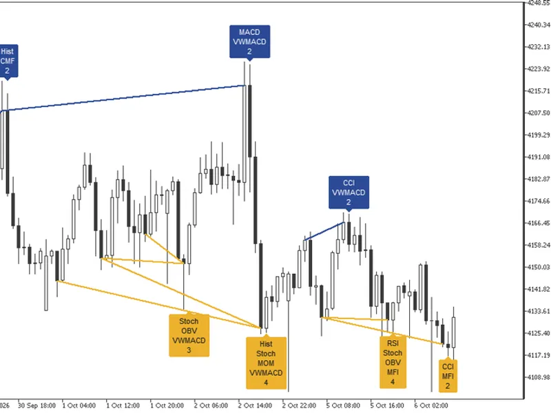 Multi-Indicator Divergence Detector for MT4/MT5 Metatrader 5 indicator