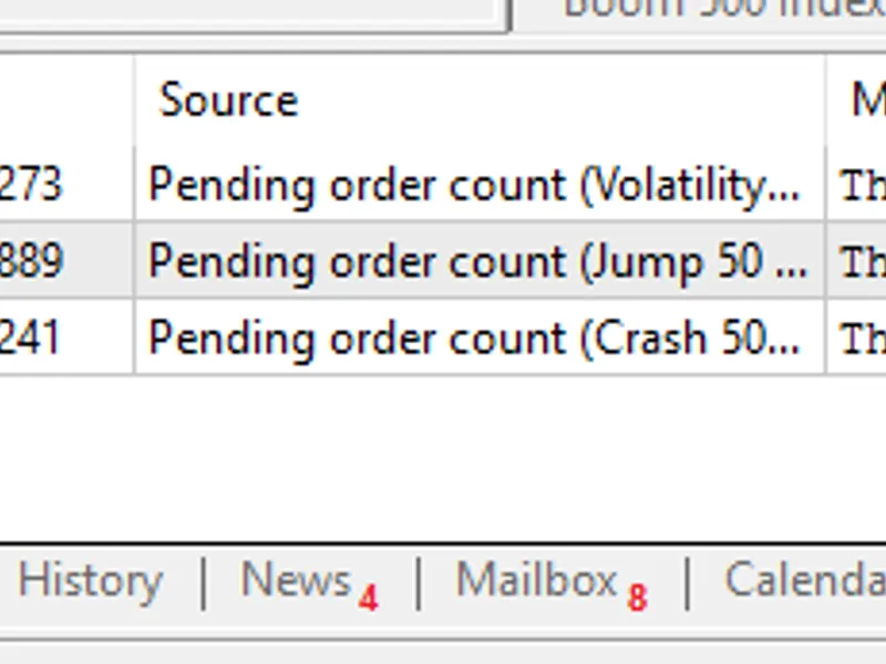 Pending Order count-BU Y ST O P S script MT5
