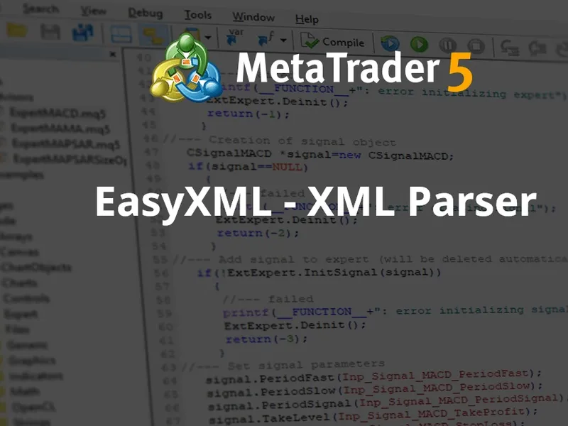 Easy XM L - XM L Parser library MT5