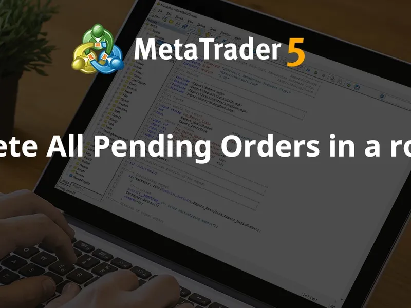 Delete All Pending Orders in a row script MT4