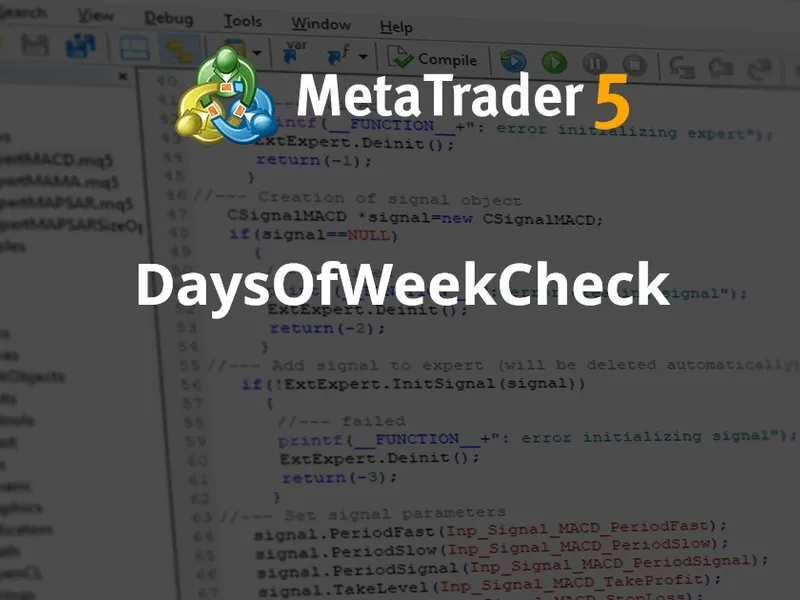 Days Of Week Check library MT5