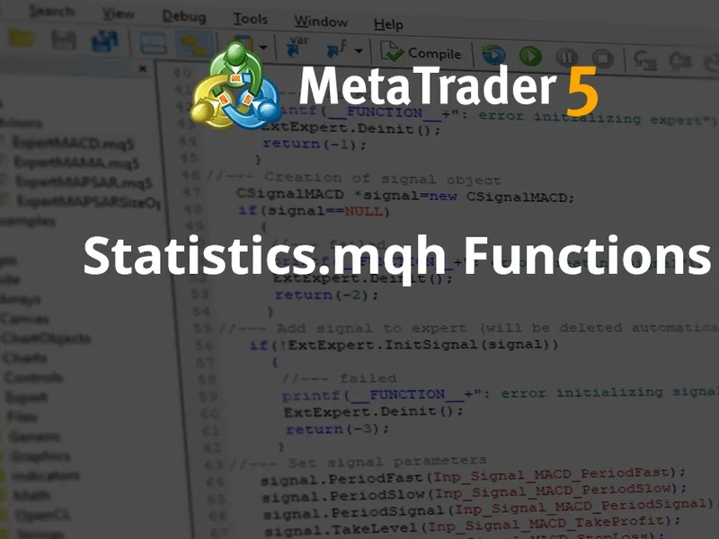 Statistics. mqh Functions library MT5