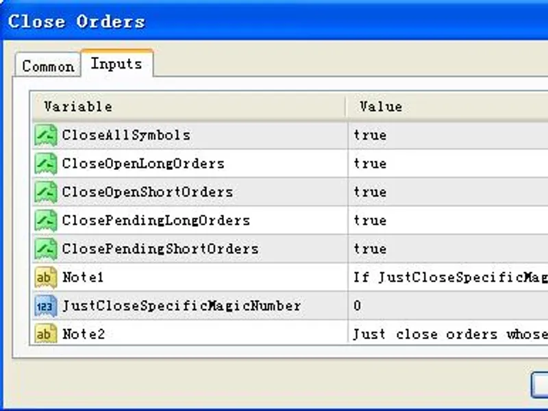 Close Orders